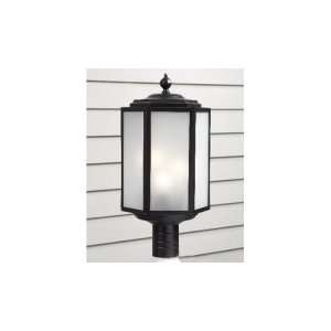 Norwell 2242 BL FR Manchester 3 Light Outdoor Post Lamp in 