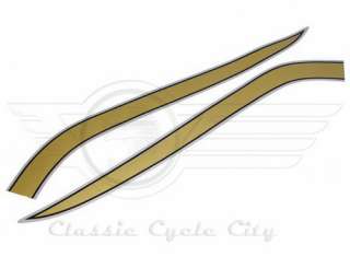   stripes decal set gold / silver / black for Honda CB750 SOHC, K2 NEW