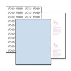   Advance Medical Security Paper,Letter   8.5 x 11   500 / Ream   Blue