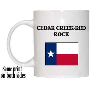  US State Flag   CEDAR CREEK RED ROCK, Texas (TX) Mug 
