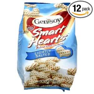 Genisoy Lightly Salted Smart Hearts, 4.9 Ounce Packages (Pack of 12 