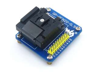 QFN20 MLF20 MLP20   IC Test Socket Programmer Adapter  