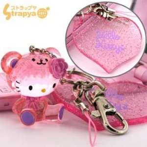  Sanrio Hello Kitty Crystal Bear Jewelry Cell Phone Charm 