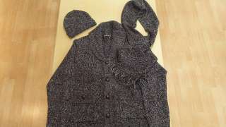 Members Property 3 Piece Sweater Sets WIth A Matching Hat & Scarf 