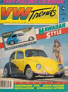 VW Trends January 1989 Vol. 8 No. 1 Hawaiian Style  