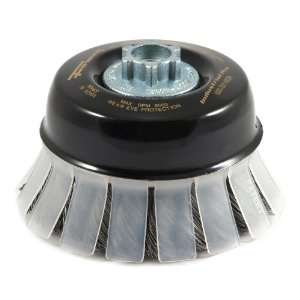 Forney 72882 4 Inch Industrial Pro Premium Coarse Twist Knot Cup Brush 