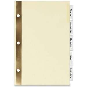  Half Size, Insertable Tab Dividers