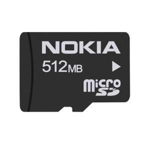  Genuine Nokia 512MB Micro SD Memory Card with Adaptor Bulk 