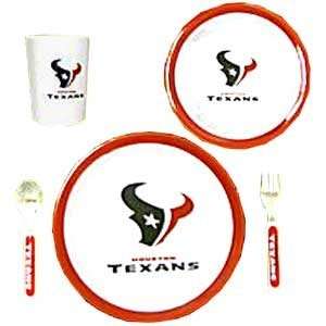 Houston Texans Childrens Dinnerware Set  Sports 