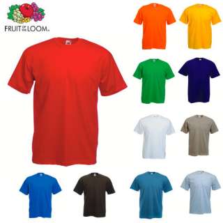 Shirt Shirt Fruit of the Loom S M L XL XXL I verschiedene Farben 
