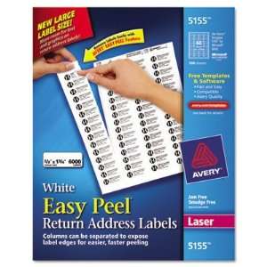  New Easy Peel Address Labels for Laser Printer Case Pack 1 