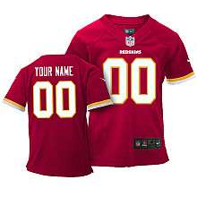 Boys Nike Washington Redskins Customized Game Team Color Jersey (4 7 