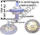 Messerspindel passend für MTD OBI 81 11 CMI 91 12 917 0900 717 0900 