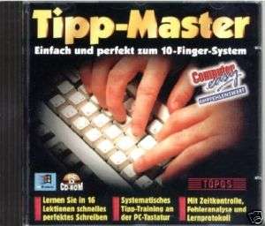 TIPP MASTER  Perfekt zum 10 Finger System  NEU & OVP  