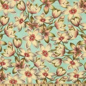 44 Wide Moda Curio Lily Pond Green Fabric By The Yard 