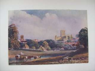 Vintage Peter De Wint St Albans Print Masters of Water Colour Painting 