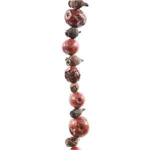  Arty Imports Nut Garland 6 Red