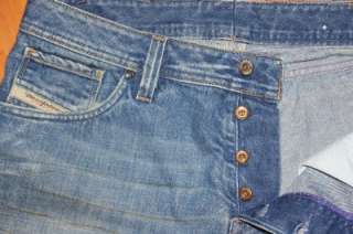 DIESEL ZAF 796 LOW RISE BOOT JEANS 36/32 ITALY EUC Altered  