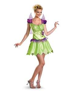 Disney Fairies Tinker Bell Rainbow Costume Adult M 8 10  