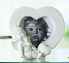 Gilde Fotorahmen mit Engel Lucy Herzform für ein Baby Kind Geburt 