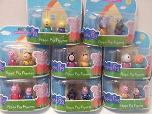 Peppa Pig Figures   6 Options of Figure Packs to Choose From NEW 