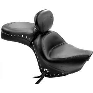  Mustang 79416 One Piece Wide Studded Touring Seat wDriver 