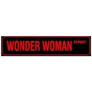  WONDER WOMAN STREET fantasy comic sign