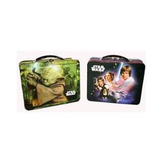 Star Wars Tin Lunchbox   Luke Skywalker Princess Leia Han Solo Obi Wan 