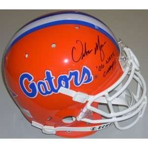 Urban Meyer Florida Gators Authentic Helmet 06 Champs   Autographed 