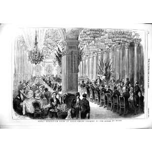 1851 GREAT EXHIBITION PARIS FETE BANQUET HOTEL DE VILLE  