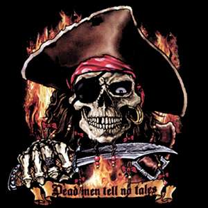 00711 American Pirat / Totenkopf Motiv T Shirt S   XXL  