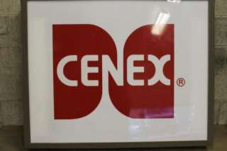 CENEX Petroleum Lighted Sign Gas Oil Light Box Commercial Collectible 
