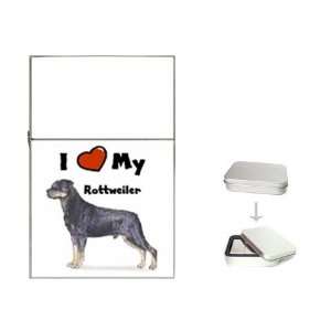  I Love My Rottweiler Flip Top Lighter Health & Personal 