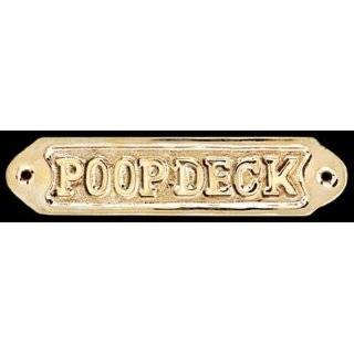 poop deck sign