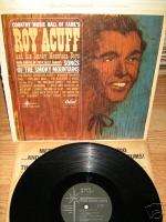 ROY ACUFF ~ Songs of the Smoky Mountains lp EXC  