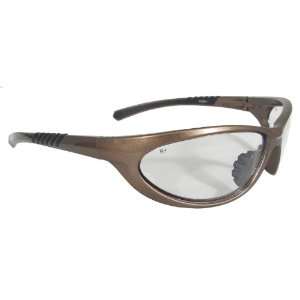  Radians Paradox Mocha Frame Safety Glasses Clear Lens 