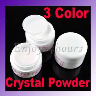 Color Acrylic Crystal Polymer Powder For Nail Art Tip  