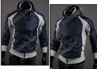   Fit Sexy Hoodies Coats Jackets Double Zipper 2 Colors 4 Size 2011 New