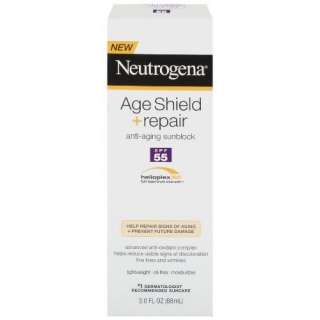 Neutrogena Age Shield + Repair Sunblock SPF 55   3 oz 086800860136 