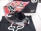   Fox Racing Steel Faith V3 Motocross Helmet Medium M Chad Reed Honda