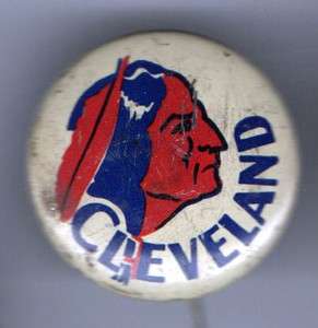 1930 pin CLEVELAND pinback button BASEBALL Team  