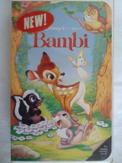 Walt Disney Bambi (VHS) 012257942033  