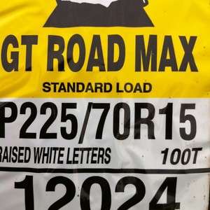 Tires 225 70 15 Gt Road Max New White Letter  