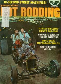 1971 Popular Hot Rodding Shotgun Streetster/Don Big Daddy Garlits 