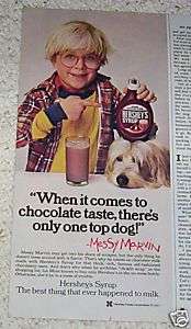 1983 Hersheys Syrup Messy Marvin Peter Billingsley AD  