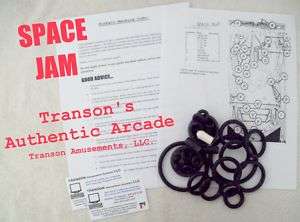 Space Jam Pinball Rubber Ring Kit   Sega  
