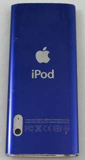 Apple iPod Nano 5th Gen Purple 8GB A1320 AS IS 885909305957  