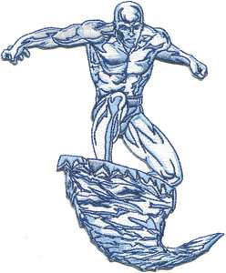 Marvel Comics X Men Classic Ice Man Flying Patch  