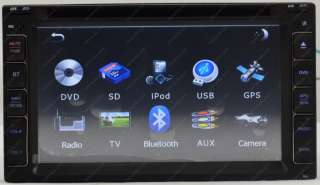 Double 2 Din car dvd player universal car dvd gps navigation radio 