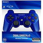 Official Sony Blue Dualshock 3 Playstation 3 PS3 Wireless Controller